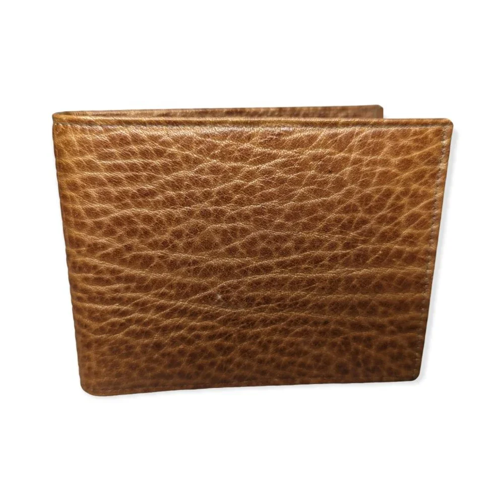 Vintage Don Loper Thin Fold New England Oak Leather Wallet